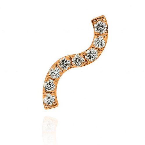 The ֿDiamond Wave Earring