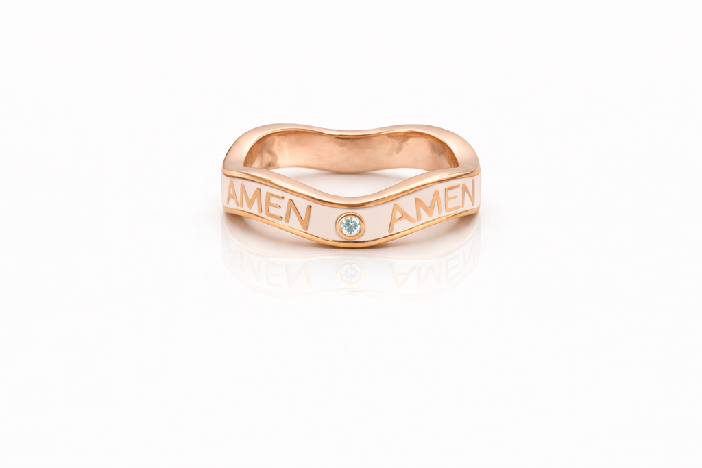 Wishful Ring - Blush Enamel