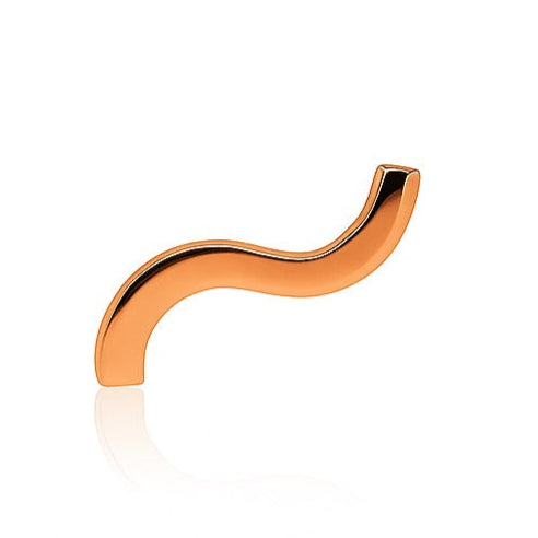 The Wave Earring - Rose Gold