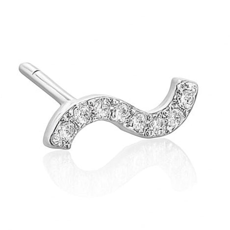 The ֿDiamond Wave Earring