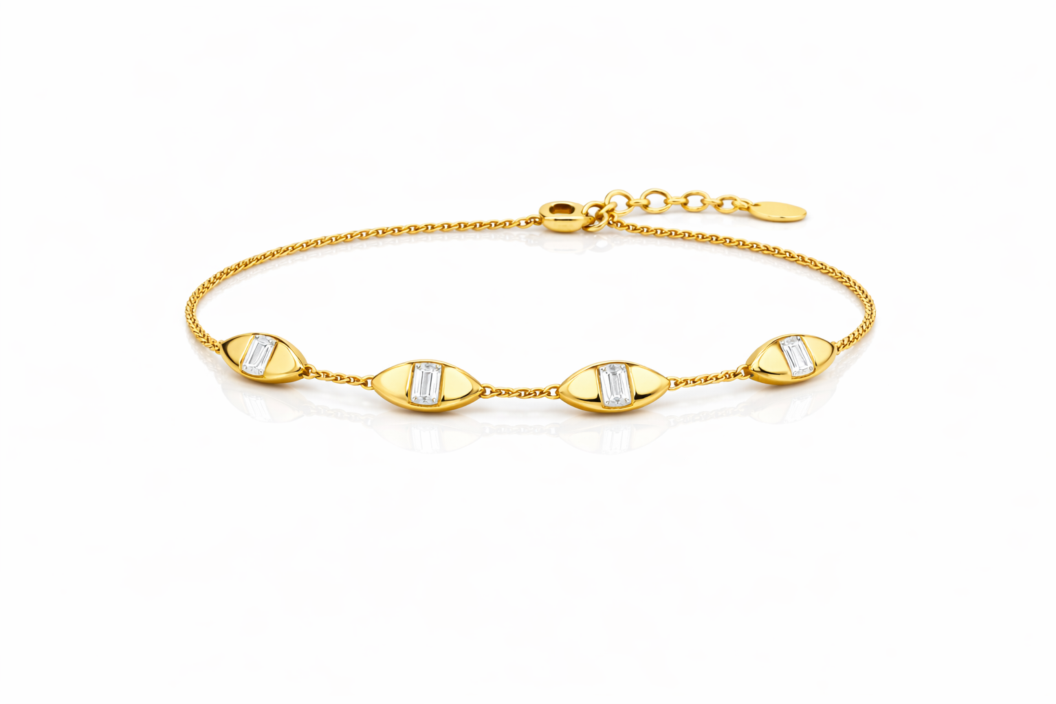 Multi Clear Eye Bracelet