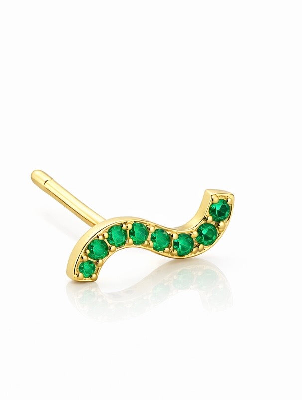 The ֿDiamond Wave Earring